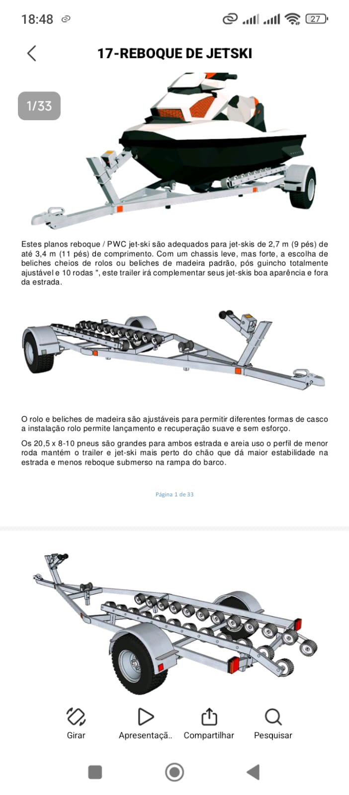 Projeto Reboque Jetski